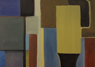 Soosan Danesh, Form and shape, oil on canvas, 70x70cm