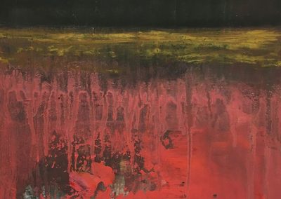Soosan Danesh, Lammermuir hill, acrylic on panel, 30x30cm, sold