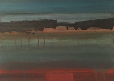 Soosan Danesh, Low Tide, acrylic on canvas, 50x50cm