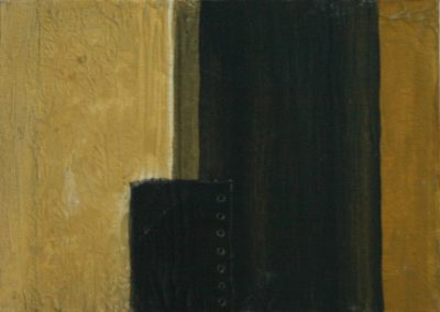 Soosan Danesh, Port, acrylic on canvas board, 18x13cm